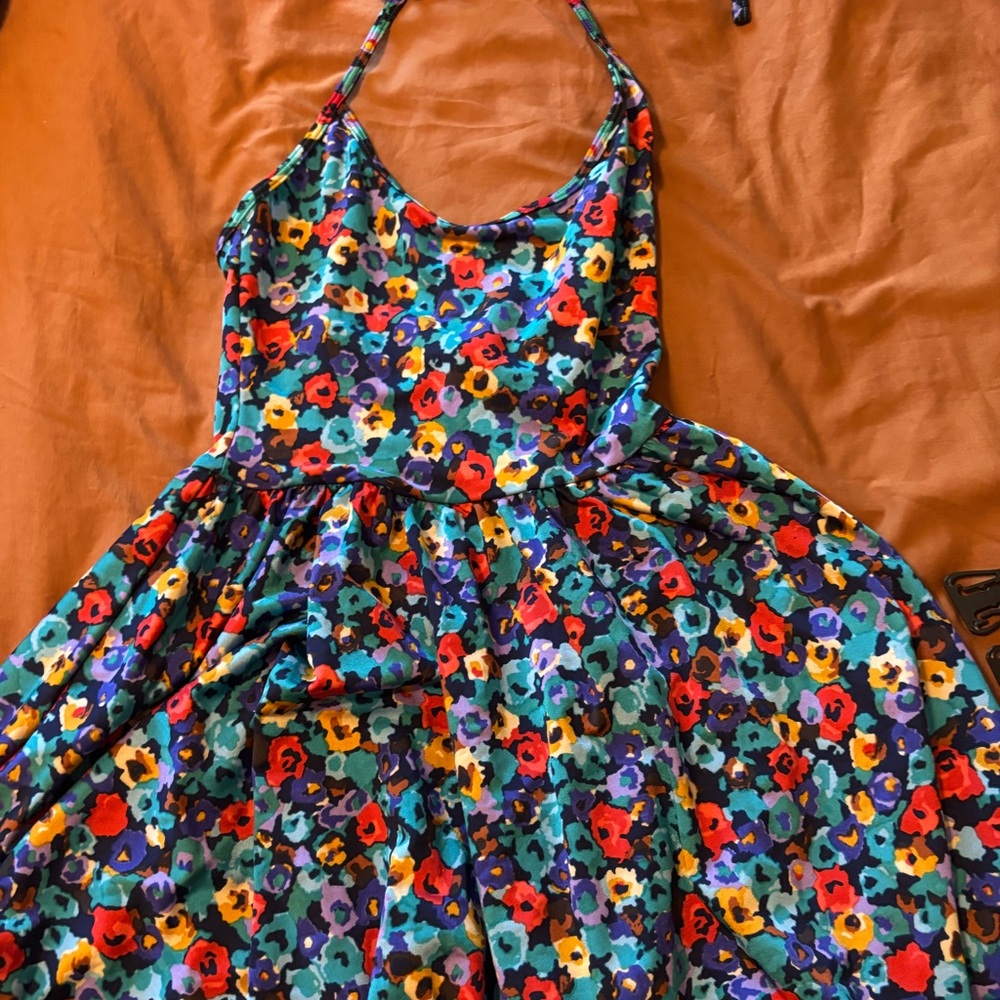 American Apparel Colorful Floral mini Dress